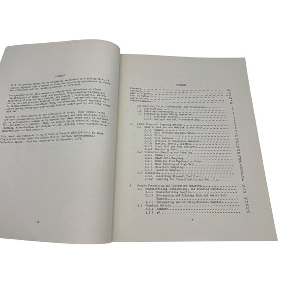 Field And Laboratory Methods Applicable To Overburdens & Minesoils 1978 EPA - Picture 5 of 9